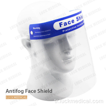 Tıbbi Yüz Kalkanı Sıçrama Koruması Antifog Maskesi Açık